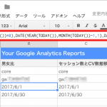 Google スプレッドシートでアクセス解析を自動化