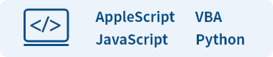 AppleScript/VBA/JavaScript/Python